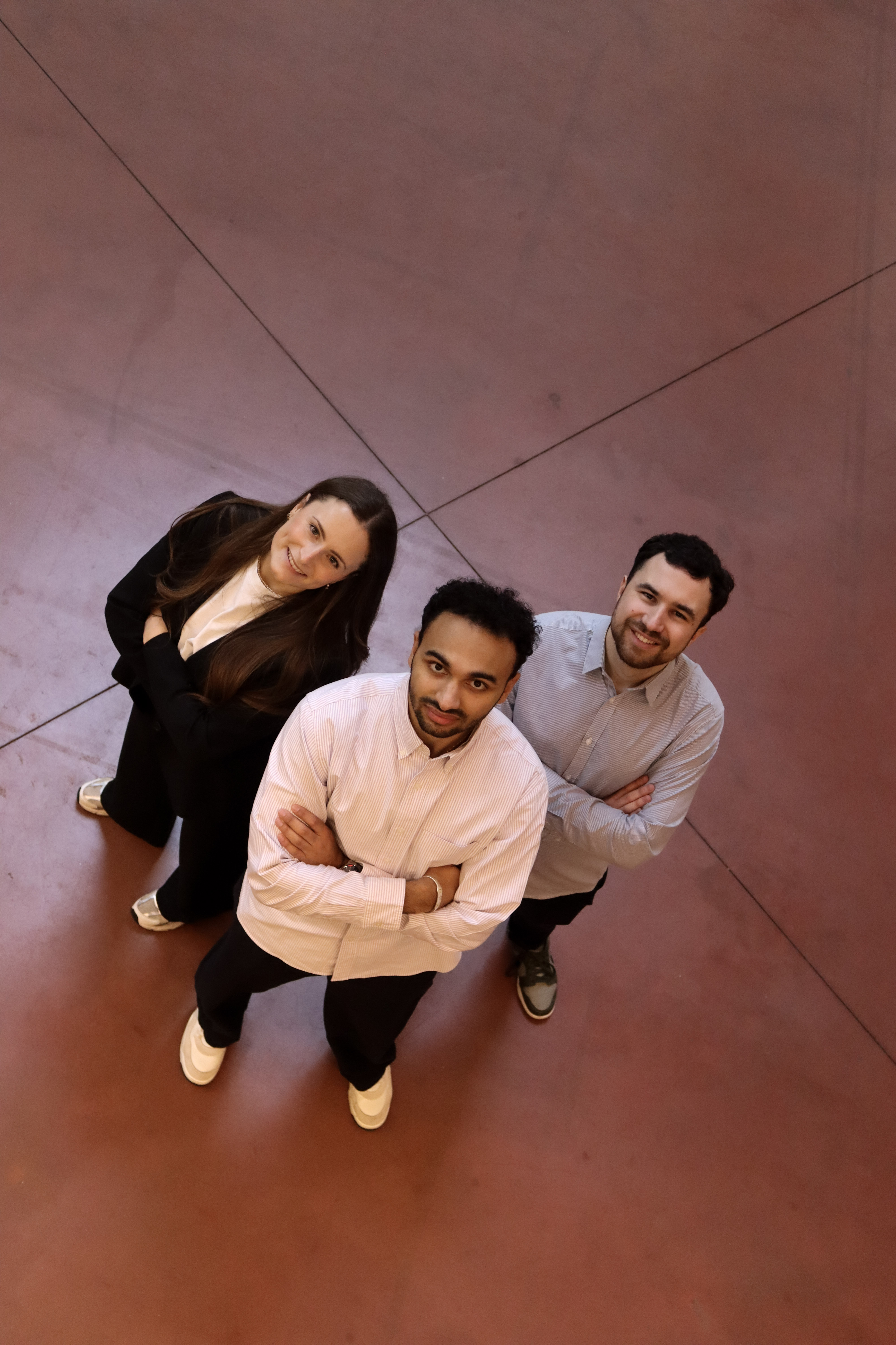 Jessie, Idris en Maxim - de founders van Yosto